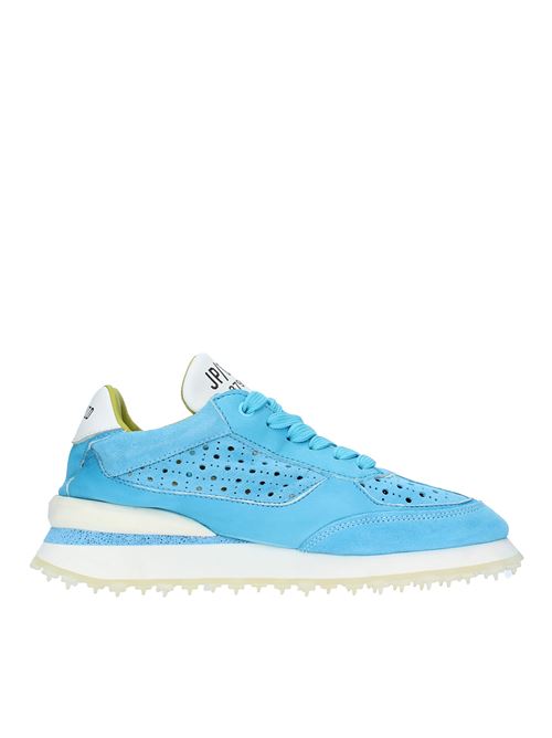 Sneakers in pelle JP/DAVID | JP5702 DAINO/PAPUACELESTE-BIANCO